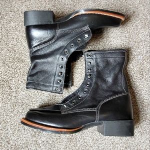 NWT Acme Leather Western Lace Up Men's Boots Size 10.5